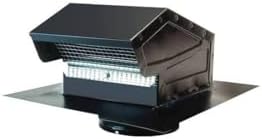 Gooseneck Vent 4in Black Glv