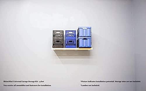 Rhino Shelf RhinoMini Universal Garage Storage Kit - 4 feet