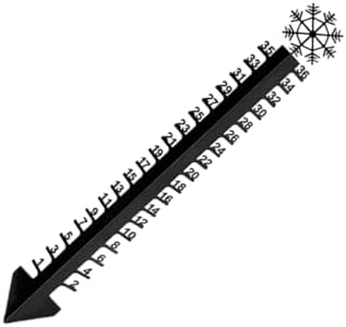 36in Snow Gauge with Temperature Meter Winter Snowflake Metal Ruler Snowfalls Gauge Snow Measuring Stick for Yard Measuring Stick