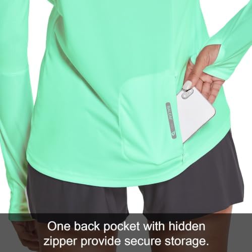 baleaf Women's SPF Shirts Long Sleeve Shirts UPF 50+ Hoodie Rash Guard