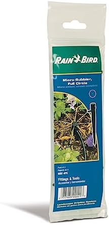 Rain Bird MBF4PKS Drip Micro-Bubbler, Full Circle, 8-Pack
