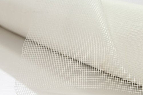 Boen Self-Adhesive EIFS Stucco Mesh Reinforcement Tape (19" x 150'), Fiberglass Drywall Joint Tape for Plaster, Stucco, and Wall Repair