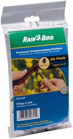 Rain Bird SW10-30PS Drip Irrigation Spot Watering Dripper/Emitter,1 Gallon Per Hour,(Pack of 300)