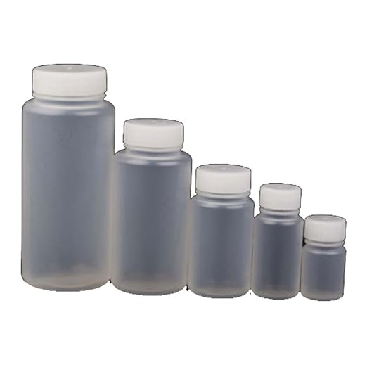 CELLTREAT 229796 250Ml Wide Mouth Bottle, Round, PP, Non-sterile (Pack of 24), Milliliters, Degree C, Polypropylene, (Pack of 24)