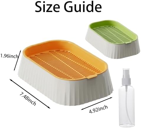 Organic Cat Grass Planter Indoor Hydroponic Wheatgrass Seed Sprout Tray