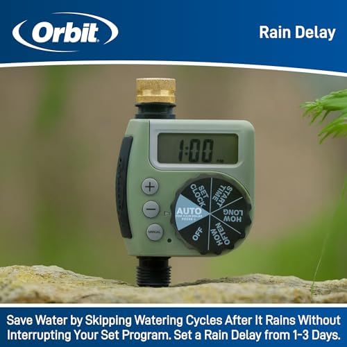 Orbit 62056 One Outlet Single-Dial Hose Faucet Timer (Pack of 3)