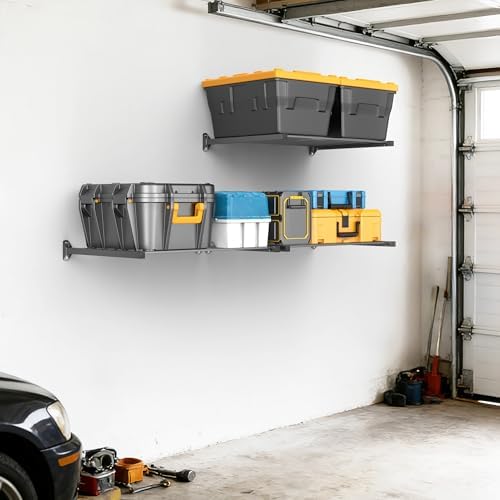 EVERHANGER Wall Mount Garage Storage Shelves Organizer Heavy Duty 33"x 24"