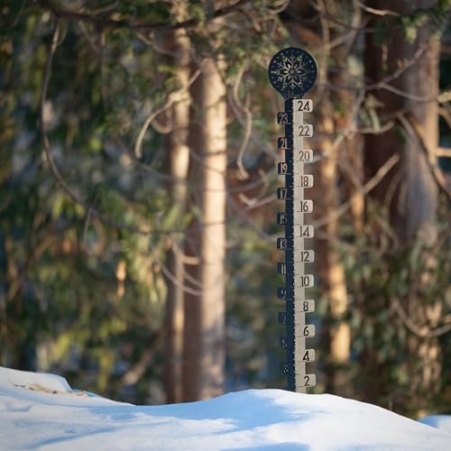 La Crosse 139-4686 24 Inch Metal Snow Gauge