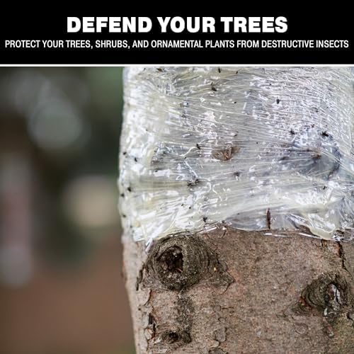 Catchmaster Tree Banding Insect Barrier DIY 15oz Pail, Lanternfly & Ant Traps, Outdoor Adhesive Crawling Insect Trap to Protect Trees, Fruit & Plants