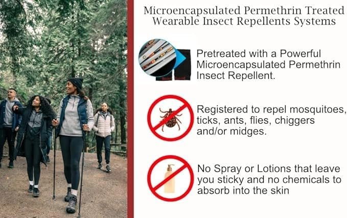 Tick Gaiters - ZipOn Permethrin Treated, Ticks, Mosquitoes, Flies & More Insect Repellent, Unisex Adult