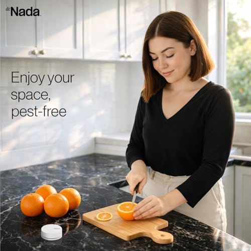 deNada Insect Pod, Plant-Based Insect Repellent, Natural Essential Oil Pest Control Pods, Repellent for Ants, Roaches, Spiders, 3 Pack