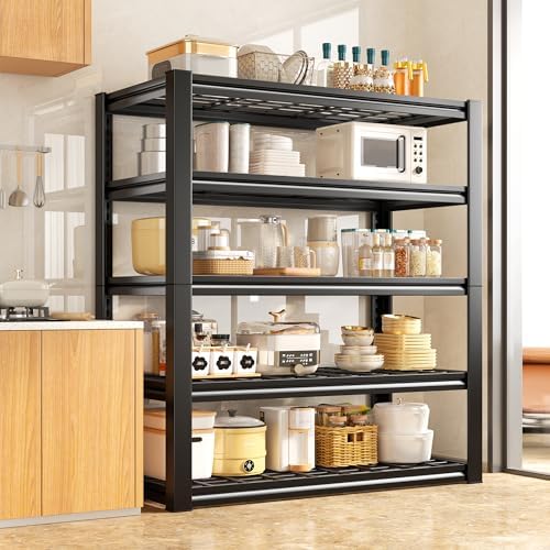 REIBII 72" H Garage Shelving 3200 LBS Heavy Duty Adjustable Storage Shelves