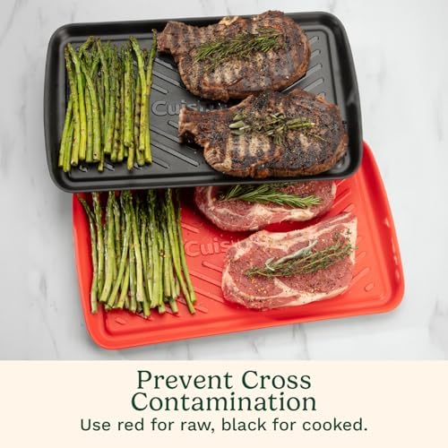 Cuisinart Grilling Prep and Serving Tray, Dishwasher-Safe, 2-Pc Nesting Set
