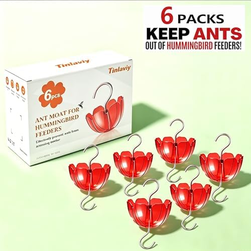 Ant Moat for Hummingbird Feeders, 6 Pack 4OZ