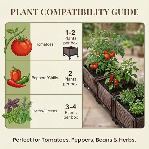 1 Pack Self Watering Tomato Planter with Trellis 64 Inch, Raised Garden Bed with Trellis - Planter Box for Climbing Plants, Tomato Pot for Vegetables, Vine Flowers, Indoor, Outdoor, Patio