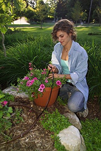 Rain Bird T22-100S Drip Irrigation 1/4" Blank Distribution Tubing, 100' Roll, Black (Pack of 4)