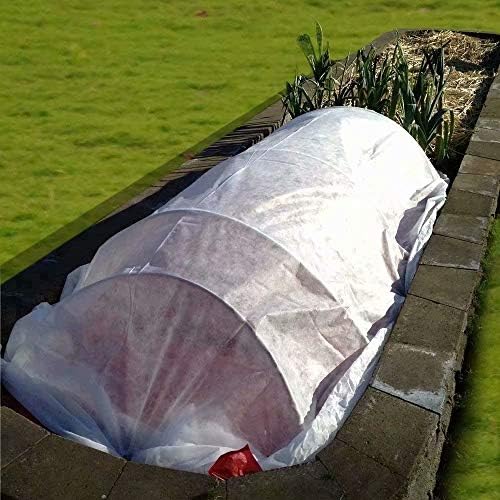 Agfabric Plant Covers Freeze Protection 10'x12' 0.55oz Frost Blankets for Plants Plant Frost Protection Covers Garden Winter Frost Pests Protection,White