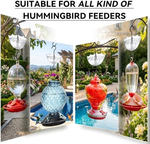 Ant Moat for Hummingbird Feeder, 5 OZ, 4 Pack,Clear
