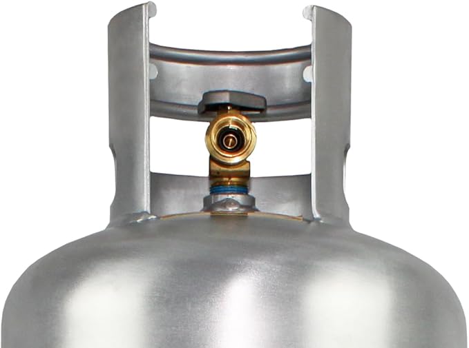 Flame King 40LB Aluminum Propane Tank with Premium OPD Valve, Corrosion-Resistant and Rust-Free, Lightweight, Great for Marine Applications, Grills and BBQs, Camping, Fishing, & Outdoor Activities