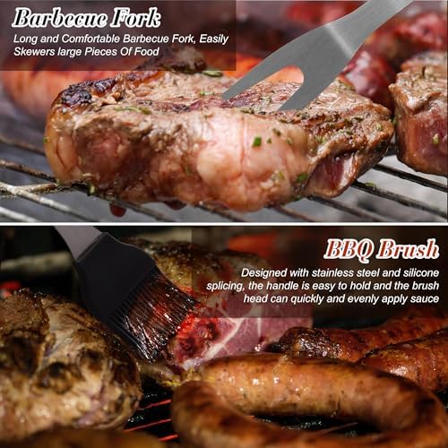 Griddle Accessories Kit - Heavy Duty Grill Tools Set, Grilling Accessories