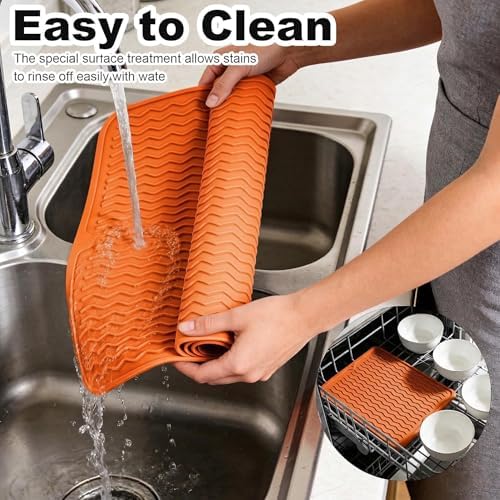Silicone Grill Tool Mat for Blackstone Griddle Side Shelf Spatula Mat
