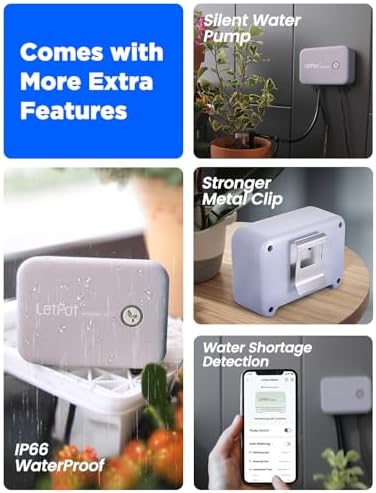 LetPot Automatic Watering System Plant Watering Devices Drip Irrigation Kit