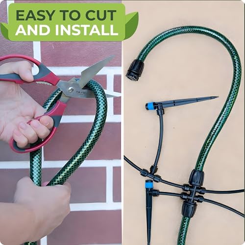 CARPATHEN 1/2" Irrigation Tubing for Quick Connect Drip Irrigation, 50 feet