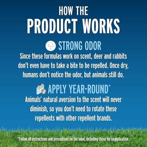 Liquid Fence Deer and Rabbit Repellent Concentrate, 32 Ounces