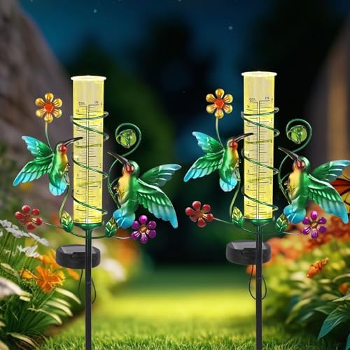 Hummingbird Rain Gauge Outdoor for Measuring Precipitation