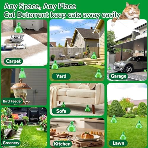 Natural Cat Deterrent Balls, Waterproof Indoor Outdoor Garden Shield