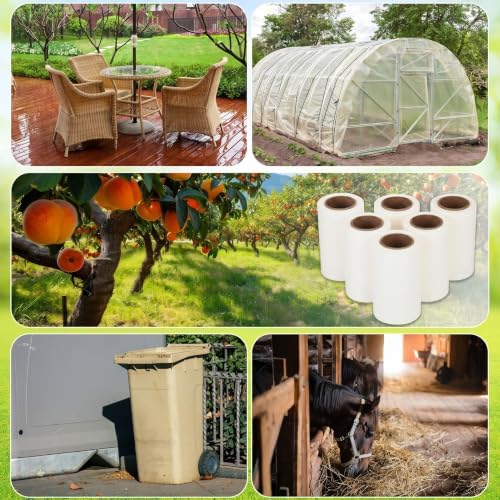 6 Rolls Spotted Lantern Fly Tree Trap, 30 ft Each, Outdoor Ant Trees Wrap