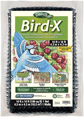 Dalen BN2 14-Foot by 14-Foot Bird-X Net 3/4-Inch Mesh(2Pack)