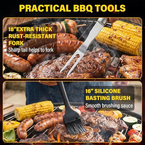 Grill Set, Grill Tools for Outdoor Grill Utensils Set BBQ Accessories