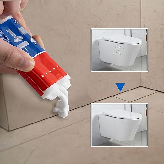 Tile Repair Kit - 50ml Marble and Granite Repair Kit | Ceramic and Granite Crack Filler with Strong Adhesion | Tile Hole for Shower, Wall, Floor, & Countertop
