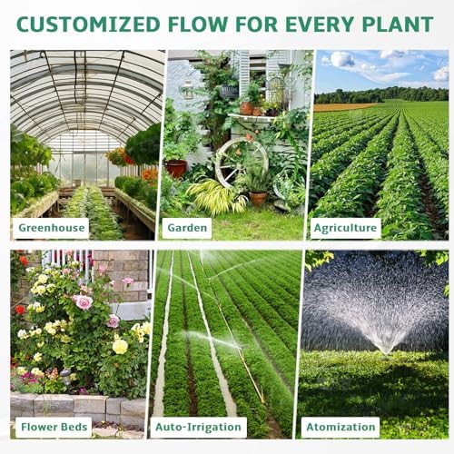 240FT Drip Irrigation System for Garden Quick Release Drip Irrigation Parts