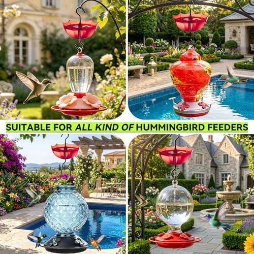 Ant Moat for Hummingbird and Oriole Feeder, (5 OZ, 4 Pack)
