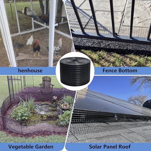Critter Guard for Solar Panels, 8 in x 100 ft Solar Panel Bird Guard Mesh
