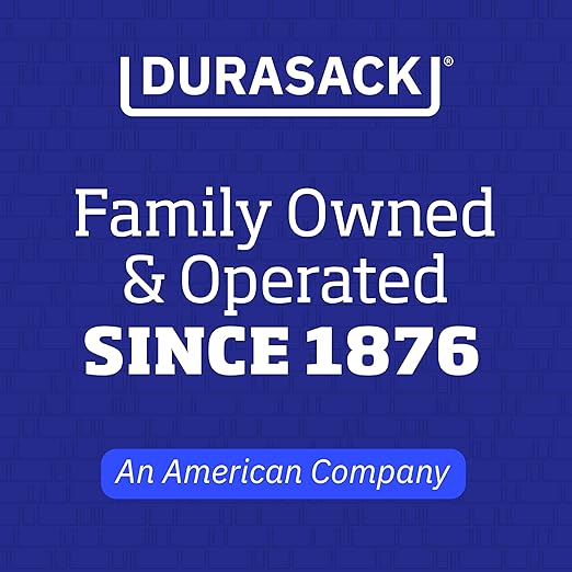DURASACK Heavy Duty Builder's Bulk Bags 200-Gallon White Woven Polypropylene Contractor Trash Bags for Demo and Construction, Holds up to 2200 lbs, Flap Top, Pack of 3