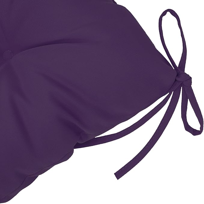 QILLOWAY Indoor/Outdoor Chaise Lounge Cushion,Spring/Summer Seasonal Replacement Cushions. (Purple)