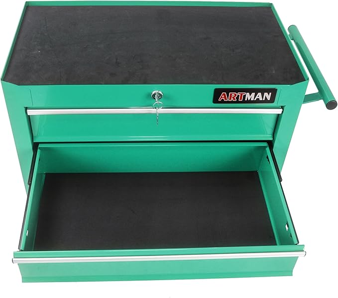 5 Large Drawers Tool Cart on Wheels,Rolling Tool Chest Tool Storage,Drawers Rolling Tool Trolley Organizer Tool Case for Garage, Warehouse, Workshop, Repair Shop (5 Large Drawers-29.3"H-Green)