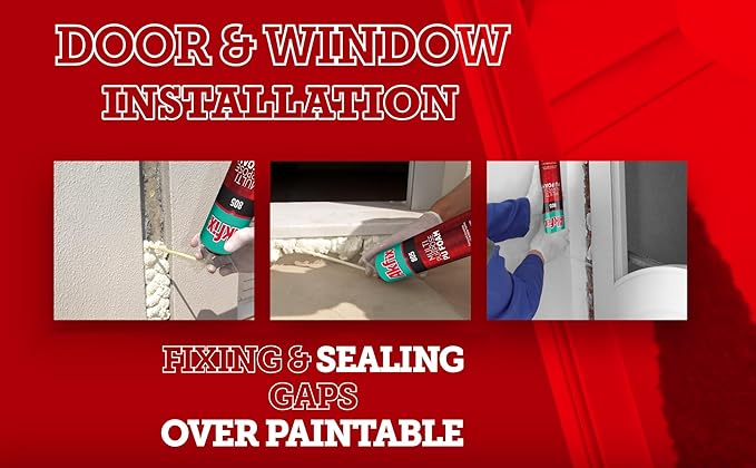 Akfix 805 Gap Filler Polyurethane Expanding Foam Sealant (12x12 Oz.)- Gaps and Cracks Spray Insulation Can, Waterproof Sealant with Straw for Window and Door | 12 Oz. 12 Pack