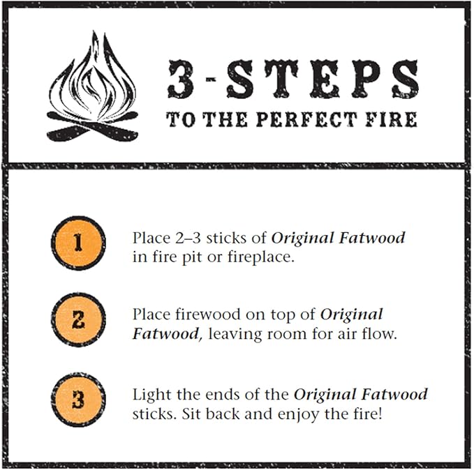 Trademark Fatwood Firestarter Kindling Sticks,Brown