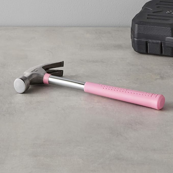 Amazon Basics 8 oz Hammer, Pink