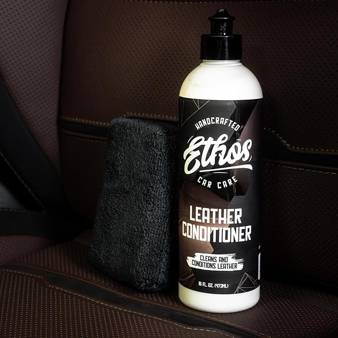 Ethos Car Interior Detailing Kit – All Purpose Interior Cleaner & Leather Cleaner – UV Protection, Stain Removal, and Deep Conditioning for Cars, Trucks, SUVs, Motorcycles, RVs & More
