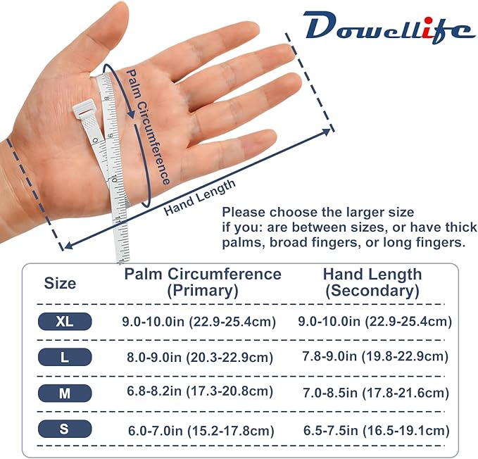 Dowellife 12 Pairs Level 5 Cut Resistant Work Gloves for Men and Women, PU Coated Breathable Gardening Gloves, Thin Flexible and Firm Grip for Mechanics and Fishing (Large, Grey)