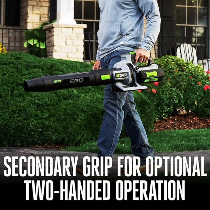 EGO POWER+ Leaf Blower, Cordless Electric 880 CFM, Includes (2) 56V 4.0Ah Batteries and Charger - LB8803-2