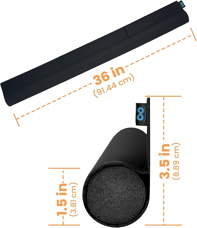 Everlasting Comfort One Sided Door Draft Stopper for Bottom of Doors - Quick Install Sound Proofing Strip Gap Filler, Cold Air & Noise Blocker Sweep for Home, Bedroom and Apartment- Fits 36" Doors
