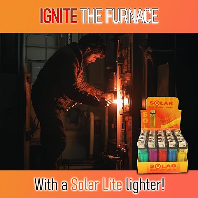 Disposable Lighters (Pack of 1000) | Solar Lite®