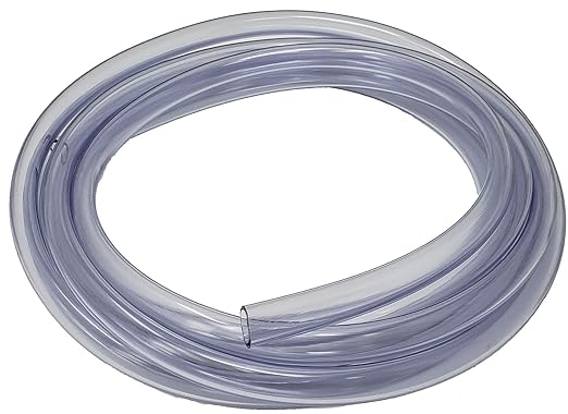 Sealproof Unreinforced PVC Food Grade Clear Vinyl Tubing, 3/8-Inch ID x 1/2-Inch OD, 10 FT, Made in USA