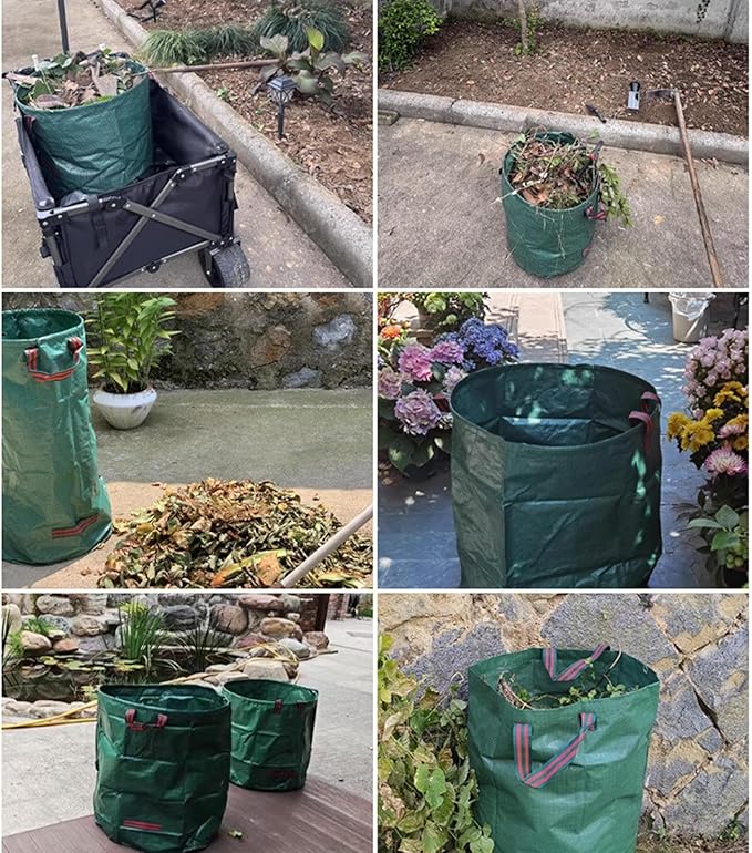 Fallen Leaf Storage Bag, Efficient Debris Management, 67x76cm, Yard Waste Bag, Reusable Dirt Waste Container, Large Capacity Storage, For Garden